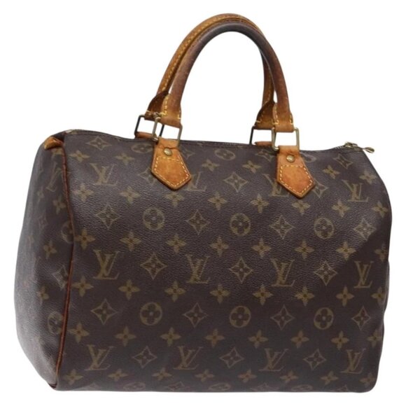 LOUIS VUITTON Monogram Speedy 30 Hand Bag M41526 LV Auth 139567 - Picture 1 of 15